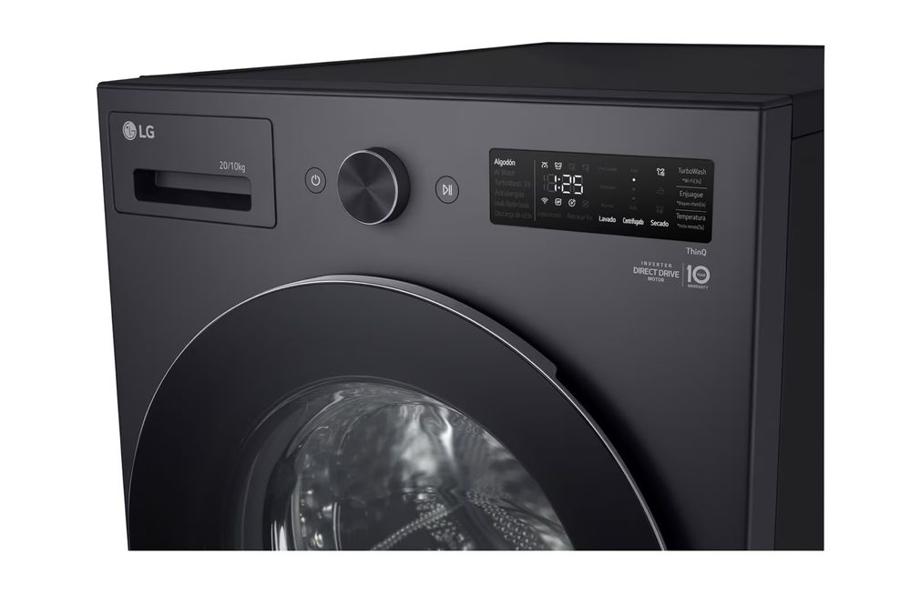 Стиральная машина LG F0Z8DRP24  20/10 кг с сушкой Стальной.Цена оптом