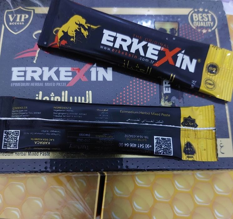 Miere afrodisiacă ERKEKXIN, Royal King Honey 30 g – doar 6 lei/plic, pentru viața intimă