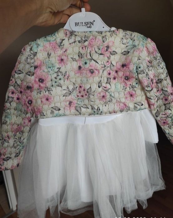 Rochita alba 86 cm ,18 luni