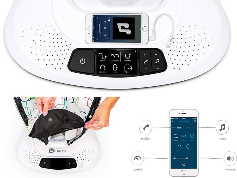 Leagăn/Balansoar electric impecabil MamaRoo 4Mom