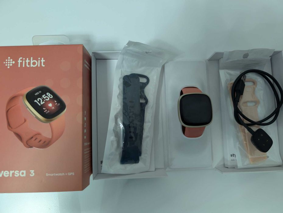 Smatchwatch - Fitbit Versa 3 Pink Gold