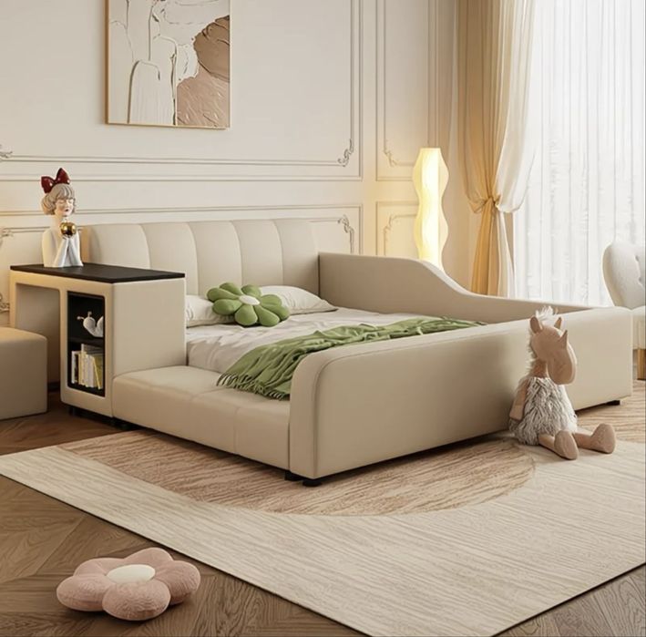 Premium детская кровать из натуральной кожи