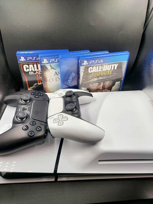 Hope Amanet P5-Consola PlayStation 5 Slim, CD Edition, 825GB/2 MANETE + 4 JOCURI !