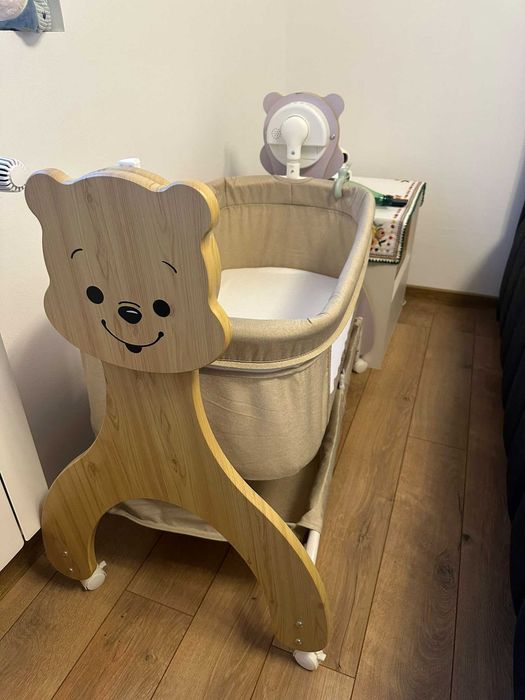 Patut multifunctional cu leganare electrica sunete pt copii