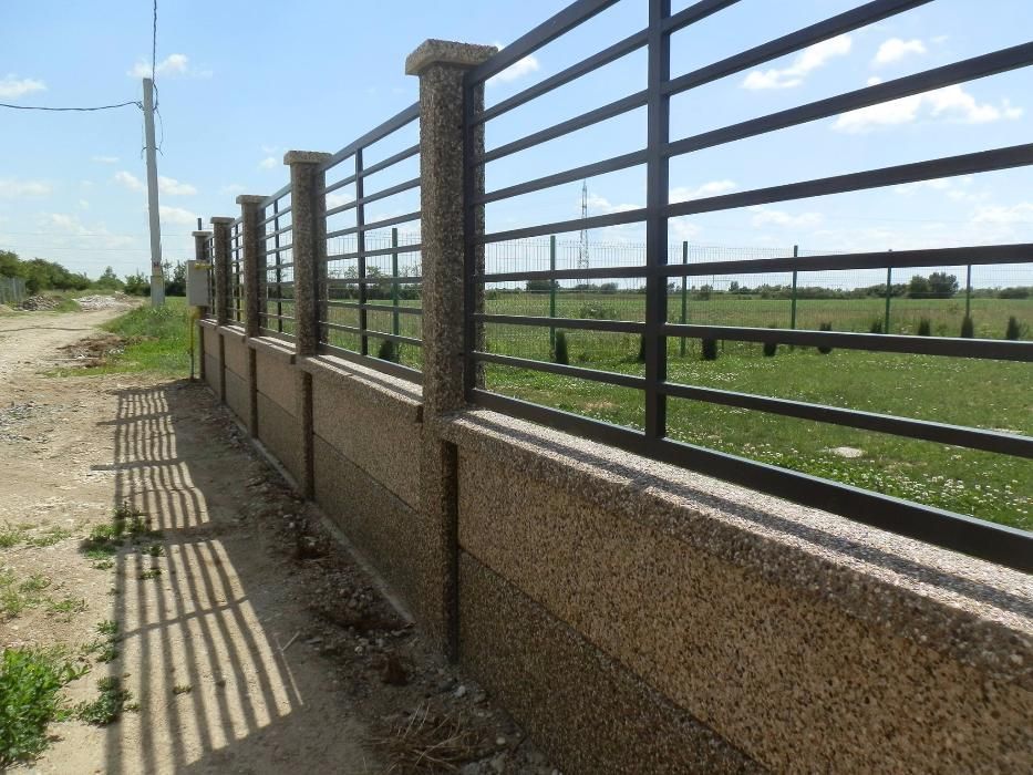 gard placi piatra mozaic