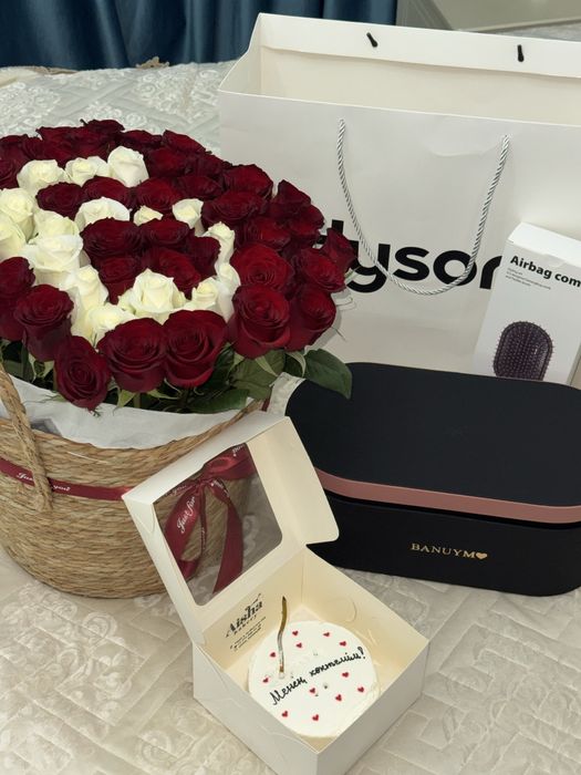 Свежый 51штук роза