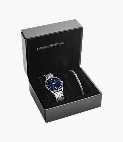 часовник + гривна комплект EMPORIO ARMANI