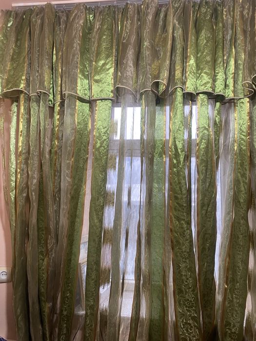 Продам шторы комбинированные с тюлью