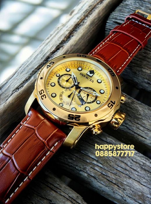 INVICTA Diver Regal Gold 48 mm, Инвикта нов ръчен часовник