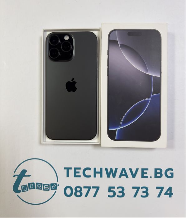 iPhone 16 Pro Max 512GB Black Titanium 98%