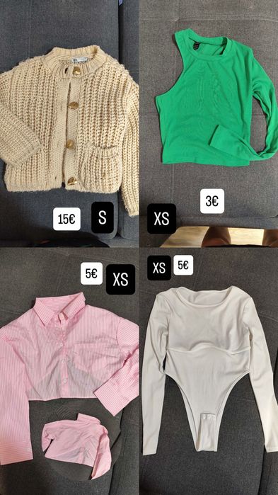 Блузки SHEIN размер xs s