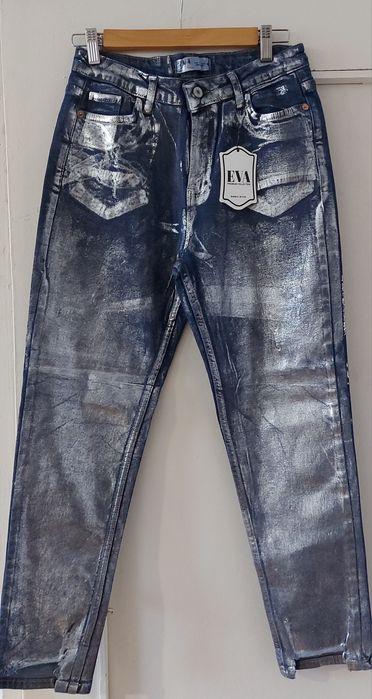 Дънки металически