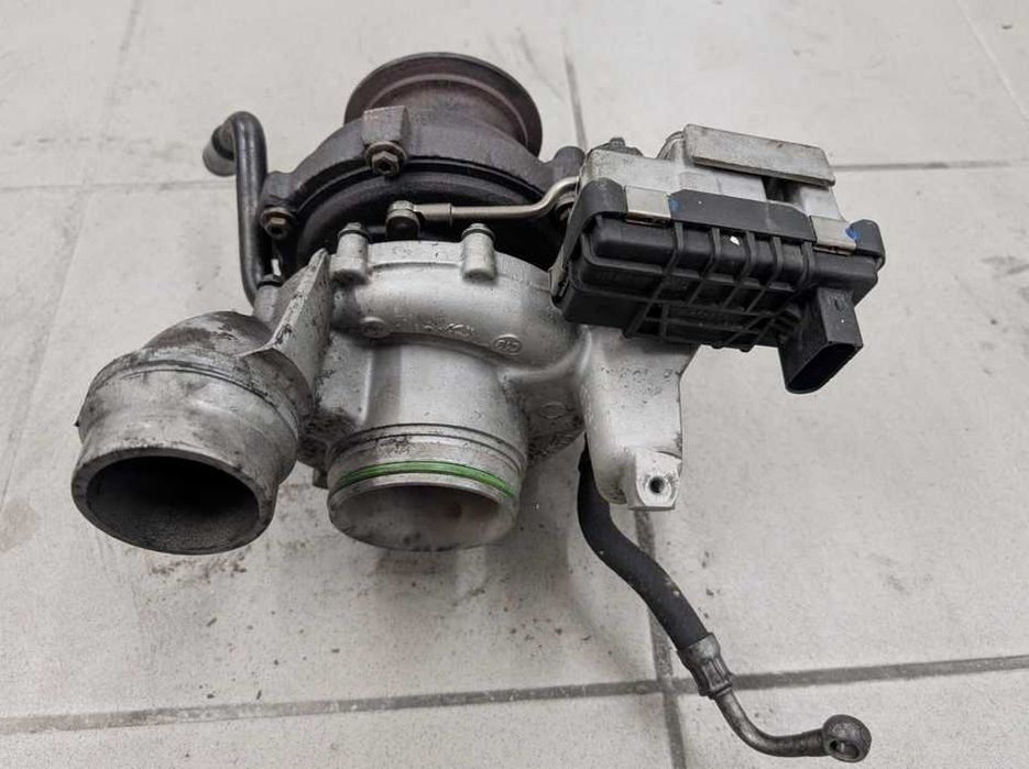 Turbo turbina ,single-turbo 245 cai N57d30A BMW F10 E92 e93 F07 F01 X5 X6 completa cu actuator 140.000km 7799759
