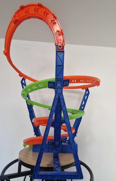 Детска писта Mattel Hot Wheels Spiral Speed Crash – без кола