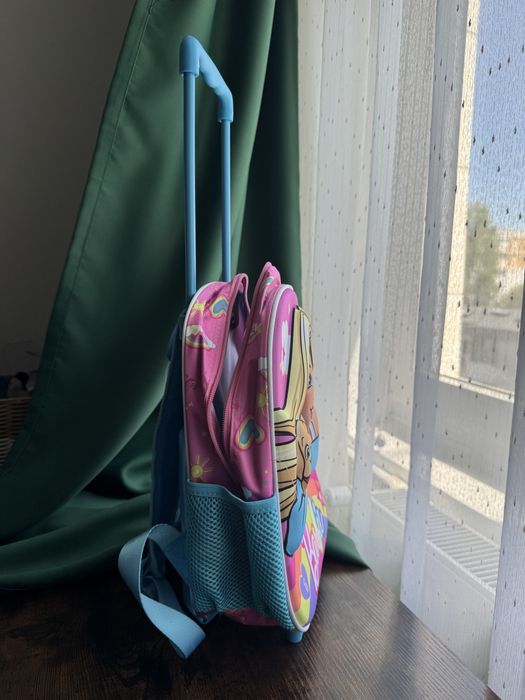 Troler ghiozdan gradinita cu Barbie