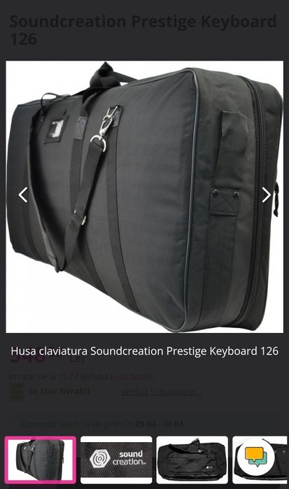 Husa pentru clapă/orga 61 clape