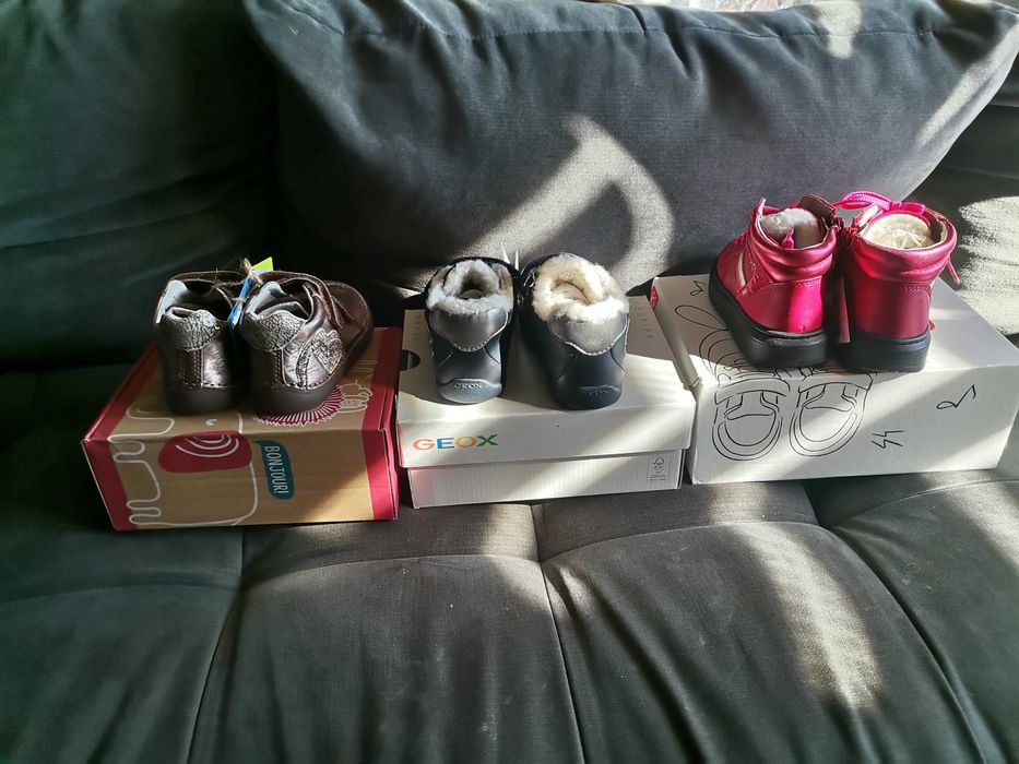 Боси обувки D.D step 23 номер.Зимни обувки  Колев и колев 24 номер