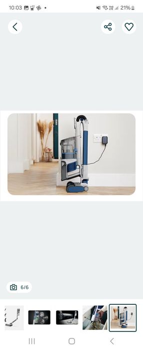 Aspirator Shark nou în cutie autonomie 50 minute