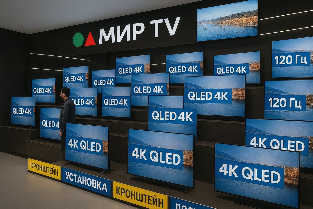 Телевизоры от 81 до 190см, новые