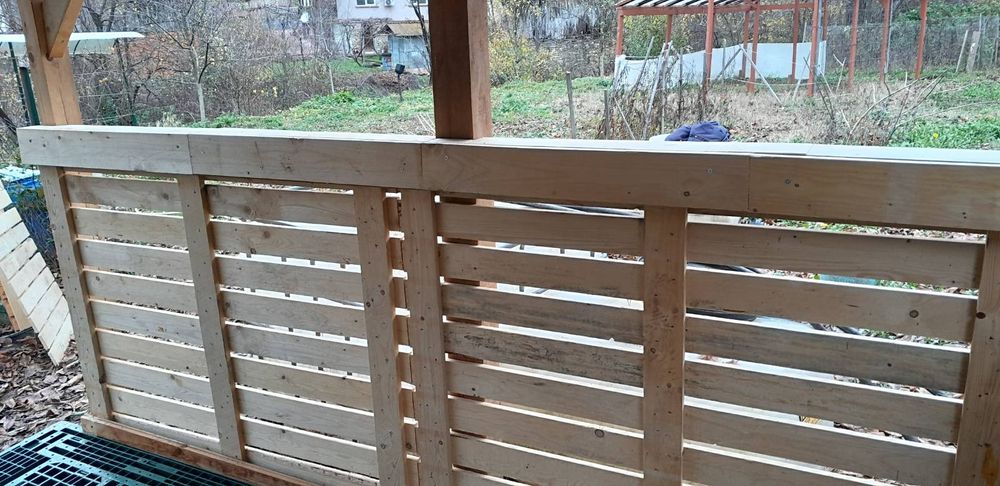 Дървени оградни пана скари  дъски  летви  пано ограда. 113/ 150см
Размерите са 113см / 150см.
Цената е за бр.