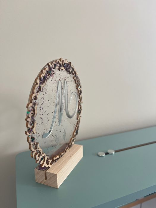 Рамка хамелеон с буква/име/надпис за всеки повод/Рожден ден/Криле