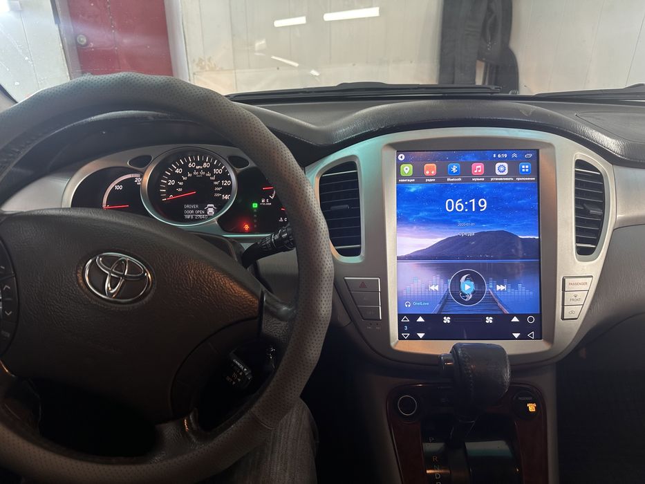 Магнитола Tesla Toyota Highlander