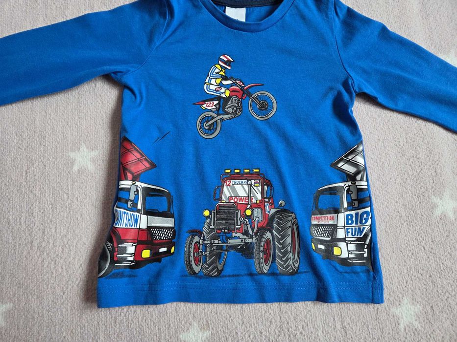 Bluza baieti moto, tractor masura 98