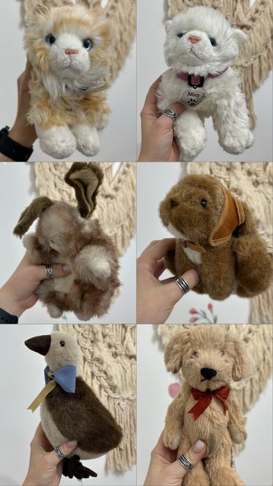 Игрушки мягкие коллекционные