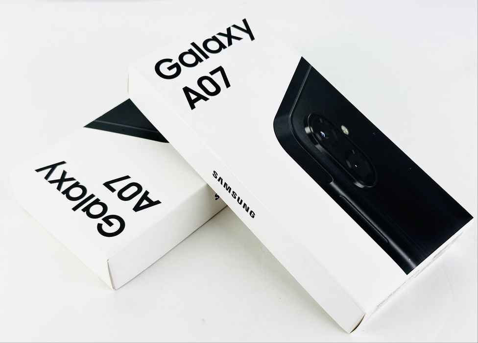 НОВ! Samsung Galaxy A07 64GB 4RAM Black 2г. Гаранция!