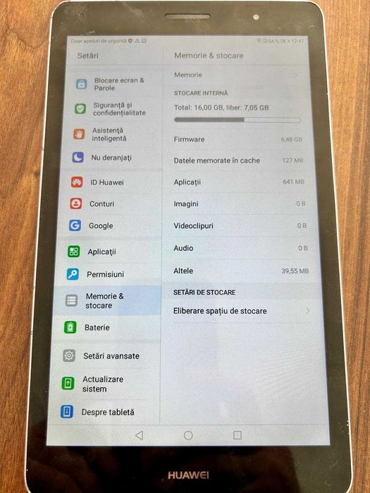 Tableta Huawei wi+fi si sim,  in stare foarte buna