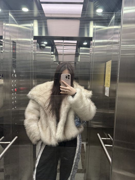 Шуба из искуственного меха