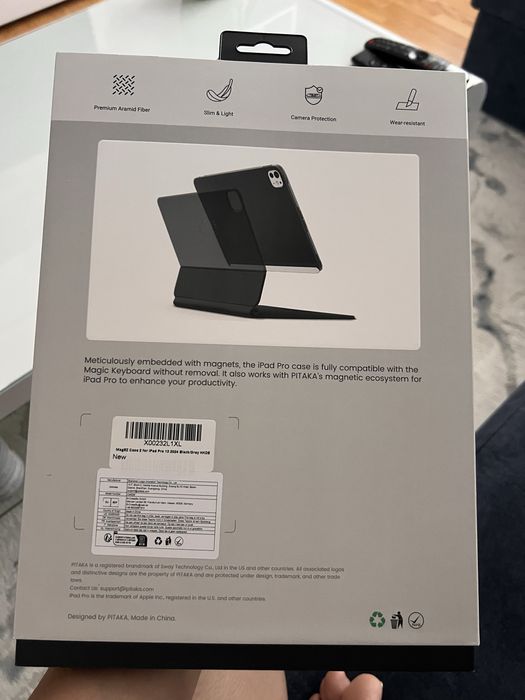 Husa pitaka ipad pro 13” M4 , compatibila cu magic keyboard