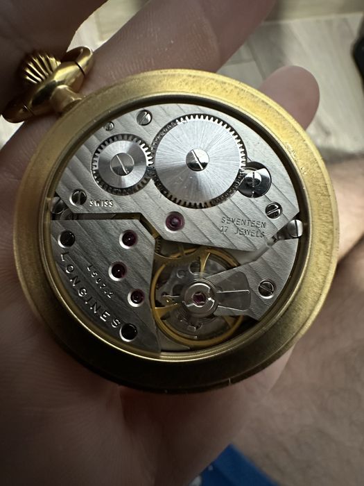 Ceas de buzunar longines 18K