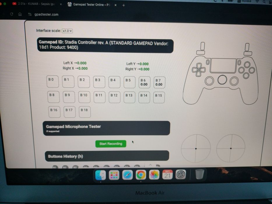 Maneta/Controller google