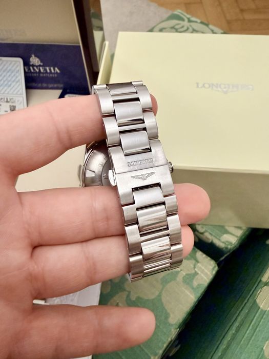 Ceas Longines Conquest automat Blue 41 mm