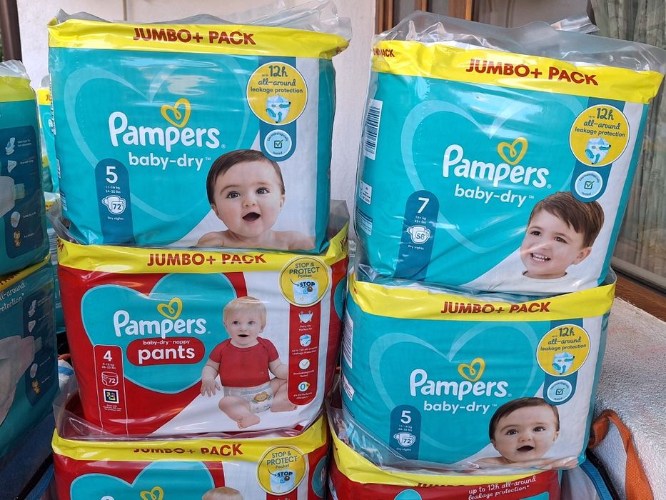 Памперси различни размери