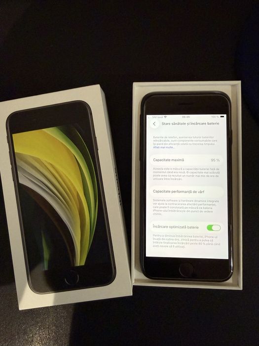 Apple iPhone SE 2 64Gb Black ca Nou Neverlocked la cutie