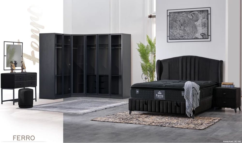 Тапицирано легло Ferro с матрак