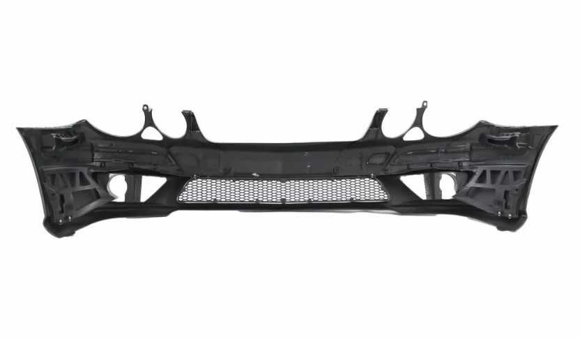 Предна броня за Mercedes W211 E-Class (2006-2009)-AMG с ЛЕД! НА СКЛАД