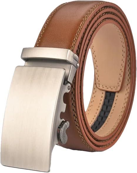 Curea din piele maro,barbati, BULLIANT