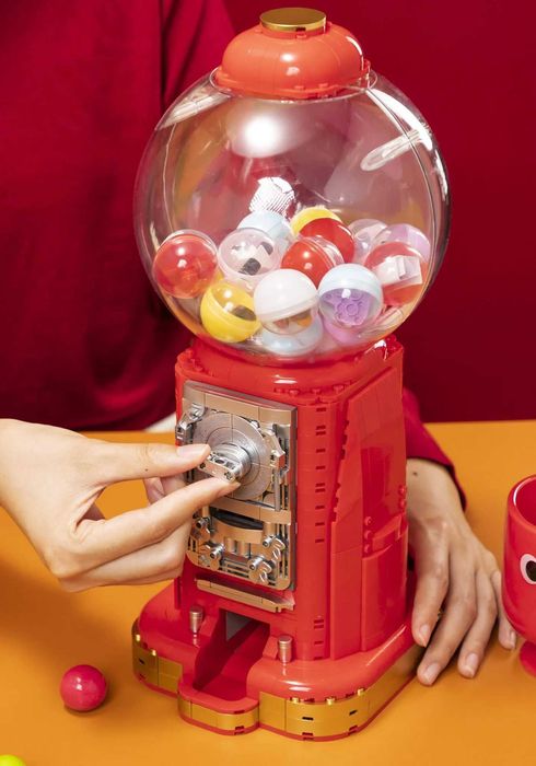 Ретро машина за топчета конструктор Retro Series Gumball Machine