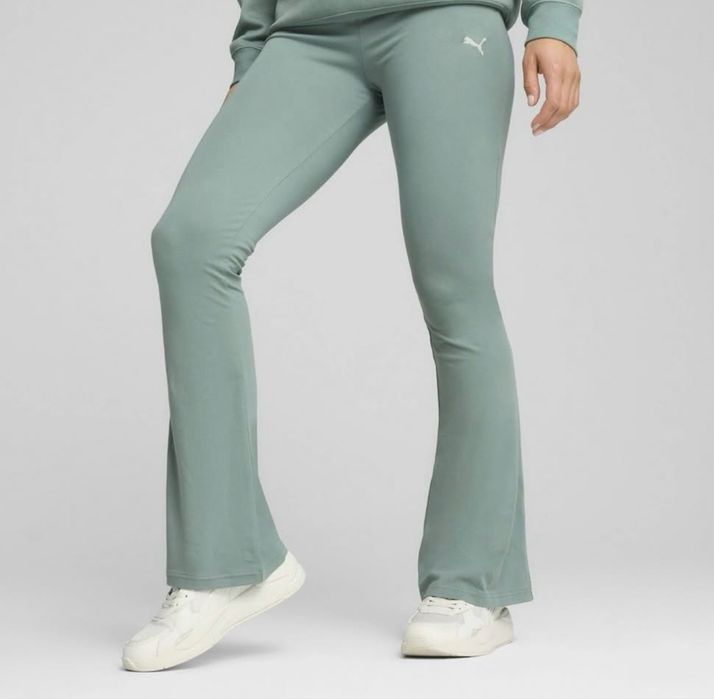 Разкроен клин Puma в цвят пистачо