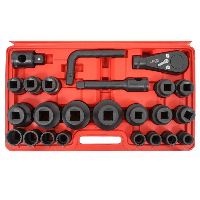 Trusa chei tubulare de impact hexagonale si bihexagonale, 3/4" si 1",