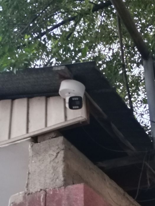 Установка камера видеонаблюдения