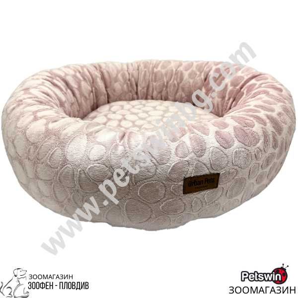 Легло тип Поничка - за Куче/Коте - 55см/55см/15см - Розов - Urban Pets