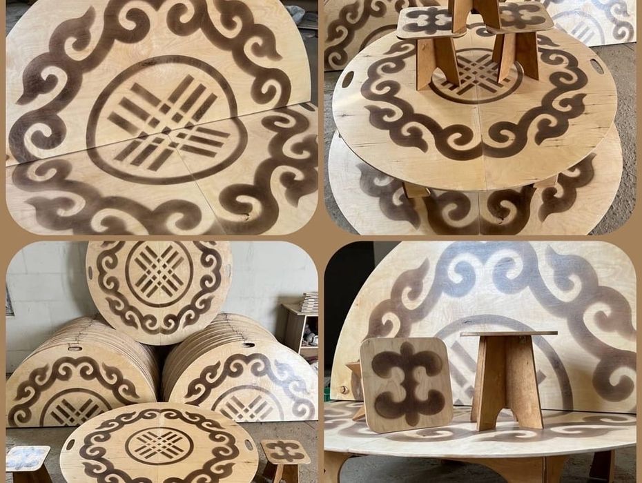 Ең әдемі Қазақша ұлттық жер үстелдер