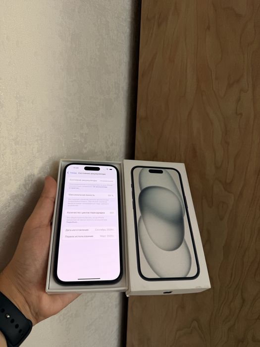 Айфон 15/128Gb 89% - В отличном состоянии