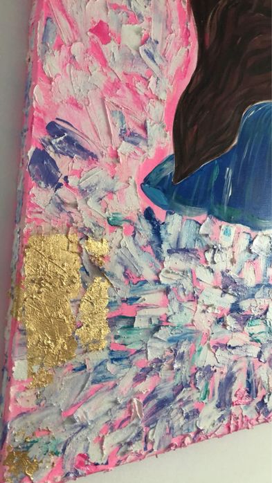 Ръчно рисувана картина на платно