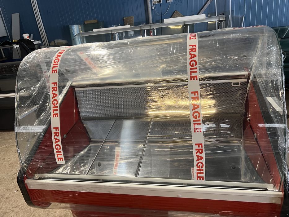 Vitrina frigorifica orizontala 100cm geam rotund