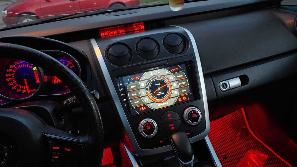 Navigatie android Mazda CX7 Waze YouTube GPS USB